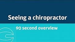 Seeing a chiropractor - 90 second overview