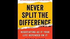 Never Split the difference Audio Book