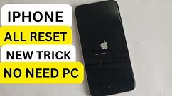 How to factory reset iPhone | IPhone reset without Apple ID
