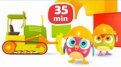 Baby cartoons for kids. Learning baby videos. Cartoon full episodes & vehicles for kids.