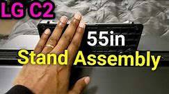 55in LG C2 Stand Assembly Guide