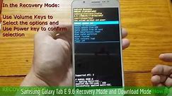 Samsung Galaxy Tab E 9.6 Recovery Mode and Download Mode
