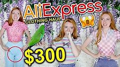 ALIEXPRESS HAUL | $300 ALIEXPRESS CLOTHING HAUL & TRY ON 2019
