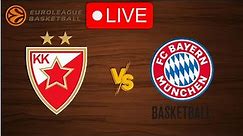 🔴 Live: Crvena zvezda vs Bayern | EuroLeague 2023-2024 | Live Play by Play Scoreboard