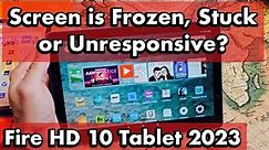 Amazon Fire HD 10 Tablet 2023: Frozen, Unresponsive or Stuck Screen? FIXED!