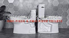 DIFFERENCES BETWEEN A ONE-PIECE AND A TWO-PIECE TOTO TOILET