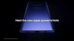 The new super powerful Note: Samsung Galaxy Note9