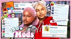 ALL THE MODS I USE IN MY GAME 💻 150+ mod links | the sims 4
