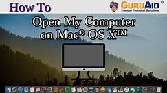 How to Open My Computer on Mac® OS X™- GuruAid