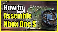 How to put an Xbox One S back together & Reassembly Fast! (Easy Method!)