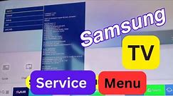 How To Access Service Menu Samsung QLED Tv