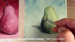Acrylic Painting - Analogous Color Scheme