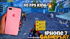 iPhone 7 PUBG Mobile Test In 2024 🔥 40Fps Gameplay 😍