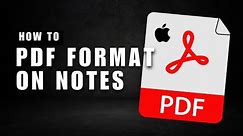 ⭐ EASY STEPS: How to Save Your Apple Notes Documents into PDF Format on Your iPhone?