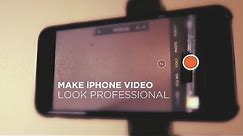 One SIMPLE Tip to Make iPhone Video Look Professional