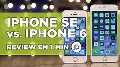 iPhone SE vs iPhone 6 - COMPARATIVO | REVIEW EM 1 MINUTO - ZOOM