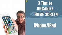 3 Tips to ORGANIZE iPhone/iPad Widgets & Folders. #iphonetips #iOS17 #iphonewidgets