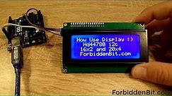 How to use LCD HD44780 with i2c