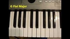 How To Play G Flat Major Chord (Gb maj) On Piano And Keyboard