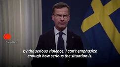 Swedish PM summons army as gang violence rocks nation