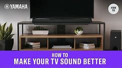 How to Make Your TV Sound Better