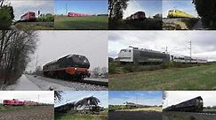 Bahnverkehr in Westick 2018-2020 mit Br103, Br115 + Pbz, Sonderzügen, Br140, ICE-S, Br120 uvm.