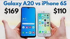 Samsung Galaxy A20 vs iPhone 6S - Who Will Win?
