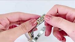 How to adjust the band length to OLEVS watches-womens watch