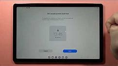 SAMSUNG Galaxy Tab A9/A9+ Set Up Face Unlock #taba9