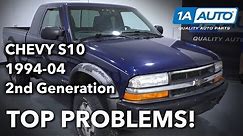 Top 5 Problems Chevy S-10 ZR2 Truck 2nd Generation 1994-04