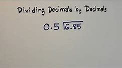 Dividing Decimals by Decimals - Basic Math Review @MathTeacherGon