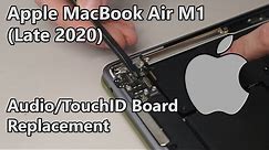MacBook Air M1 (Late-2020) Audio/TouchID Board Replacement Guide