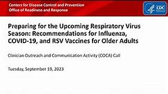 Recommendations for Influenza, COVID-19, and RSV Vaccines for Older Adults