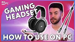 How to get Microphone and Sound from Single 3.5mm Headsets (use gaming headset on PC)