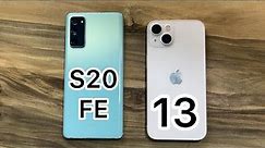 Samsung Galaxy S20 FE vs iPhone 13