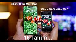 iPhone 15 Pro Max VS iPhone 2G (First Generation) - Camera Comparison Review