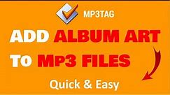 How To Add Album Art To Mp3 Files / Mp3tag / Quick And Easy To Do