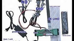 2K 4K LVDS LCD Tester | 7"-110" HD FHD UHD LED TV Panel Tester Universal