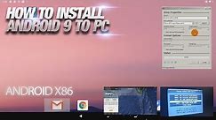 How to Install Android 9 in PC with Android X86 - Nov 2019