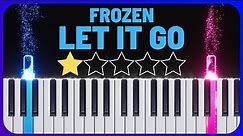 Frozen - Let It Go - Easy Piano Tutorial with Sheet Music