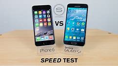 iPhone 6 vs Samsung Galaxy S5 - Speed Test