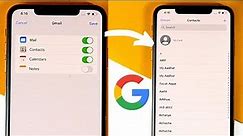 How To Import Google Contacts to iPhone | Import Contacts From Gmail to iPhone