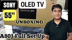 Sony OLED TV | Sony KD-55A80K 55 Inch OLED TV | Sony Bravia 55 Inch Expensive TV | Full Settings