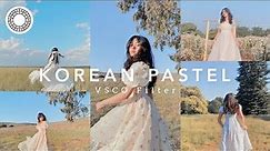 Korean Pastel VSCO Filter | VSCO editing tutorial 2022