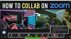 How To Collaborate With Other Music Producers Online Using ZOOM | Remote Control