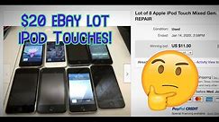 $20 eBay lot of iPod Touches!
