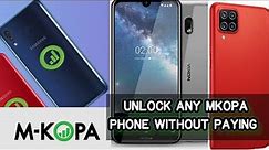 HOW TO UNLOCK ANY MKOPA PREPAID PHONE WITHOUT PAYING WORKS 100%