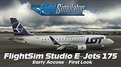 MSFS | FlightSim Studio - E175 | Early Access | First Look