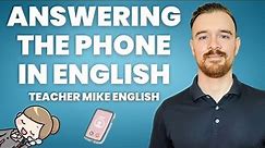 Not confident answering the phone in English?