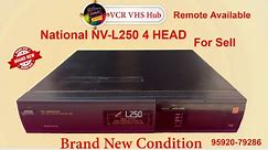 vcr For sell #national NV-L250 new condition Remote Available cash on Delivery #95920-79286